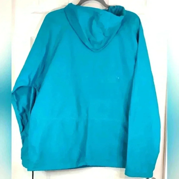 Vintage 90's LL Bean women's blue‎ windbreaker size medium - Picture 3 of 6